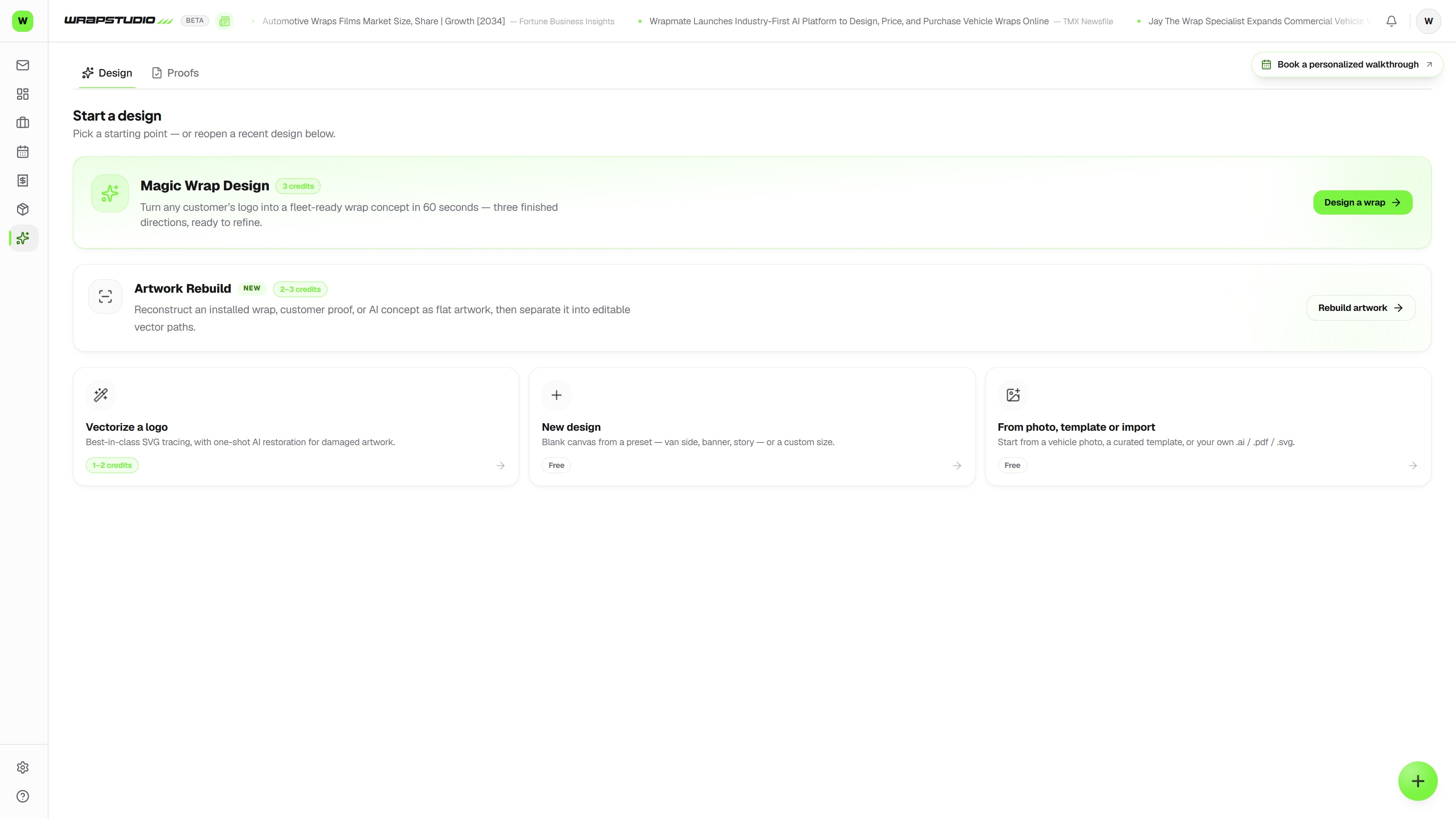 WrapStudio, the AI wrap design studio